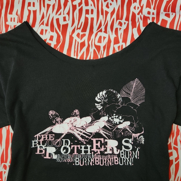 The Blood Brothers Vintage Shirt Custom Cut Unique Rare - Picture 4 of 6